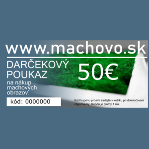 Dárkový poukaz 50€ v elektronické verzi